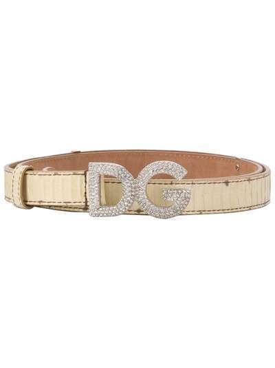 Dolce & Gabbana ремень с декорированным логотипом DG