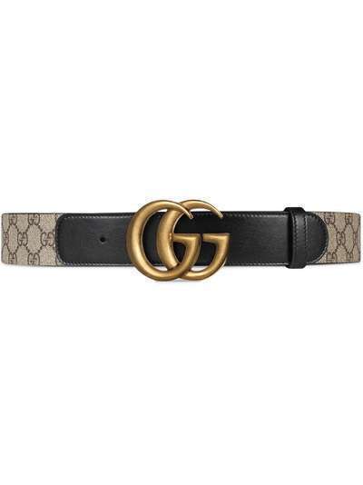 Gucci ремень GG Marmont с узором GG Supreme