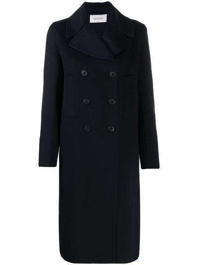 Valentino кашемировое пальто на пуговицах