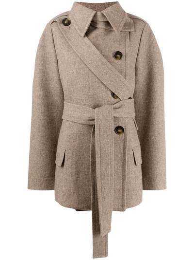 Stella McCartney пальто Amelia с поясом
