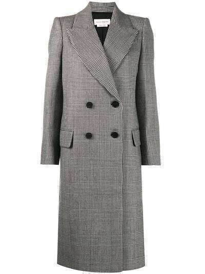 Alexander McQueen пальто в клетку Prince of Wales