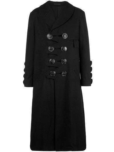Yohji Yamamoto пальто с крупными пуговицами