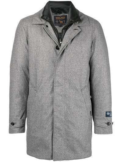 Woolrich однобортное пальто с утепленной подкладкой