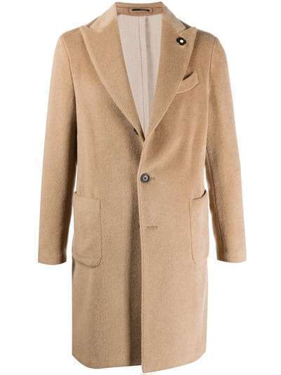 Lardini фактурное пальто