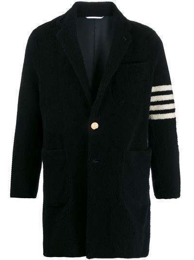 Thom Browne пальто с полосками 4-Bar