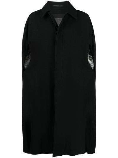 Yohji Yamamoto расклешенное пальто