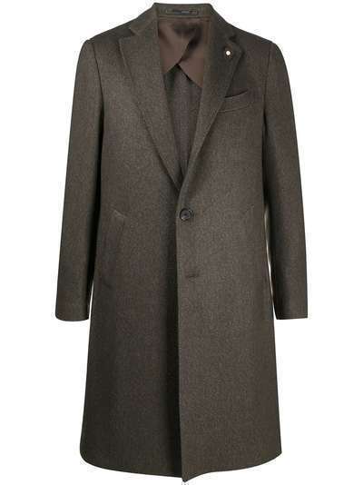 Lardini однобортное пальто