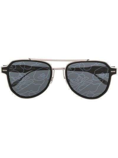 A BATHING APE® солнцезащитные очки в квадратной оправе