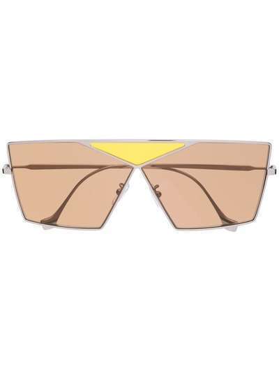 LOEWE солнцезащитные очки в прямоугольной оправе