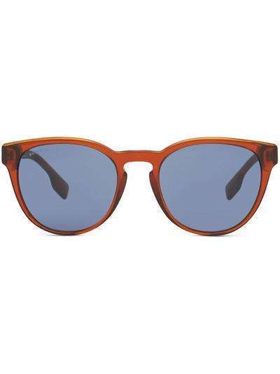 Burberry солнцезащитные очки в круглой оправе
