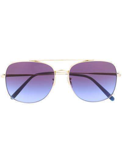 Oliver Peoples солнцезащитные очки-авиаторы Taron