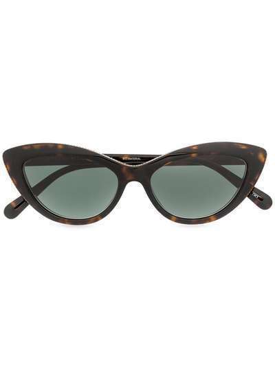 Stella McCartney Eyewear солнцезащитные очки в оправе 'кошачий глаз' и цепочкой