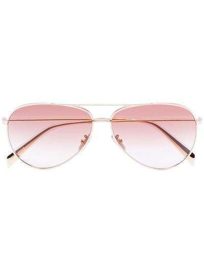 Celine Eyewear солнцезащитные очки-авиаторы с эффектом градиент