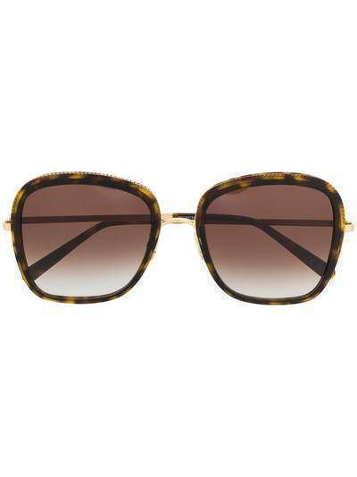 Stella McCartney Eyewear солнцезащитные очки в квадратной оправе с градиентными линзами