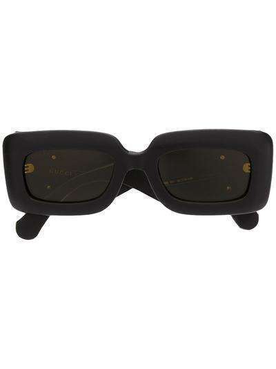 Gucci Eyewear солнцезащитные очки GG0816S в прямоугольной оправе