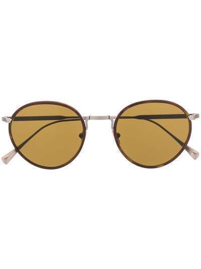Giorgio Armani солнцезащитные очки в круглой оправе