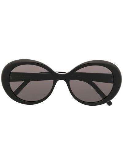 Saint Laurent Eyewear солнцезащитные очки SL419 в круглой оправе