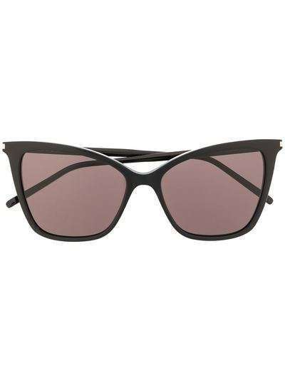 Saint Laurent Eyewear солнцезащитные очки SL384 в оправе 'кошачий глаз'