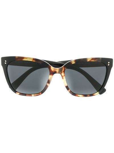 Valentino Eyewear солнцезащитные очки VA4070 в квадратной оправе