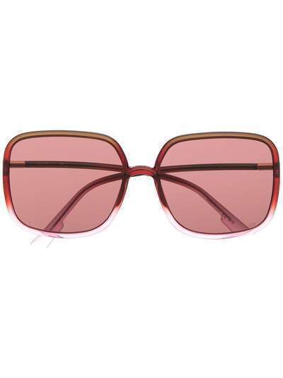 Dior Eyewear солнцезащитные очки в массивной квадратной оправе