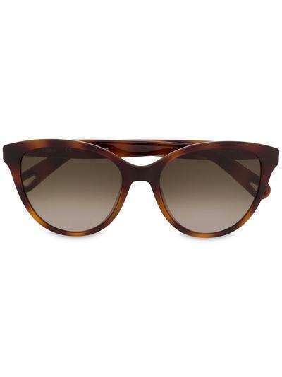 Chloé Eyewear солнцезащитные очки в оправе 'кошачий глаз' черепаховой расцветки