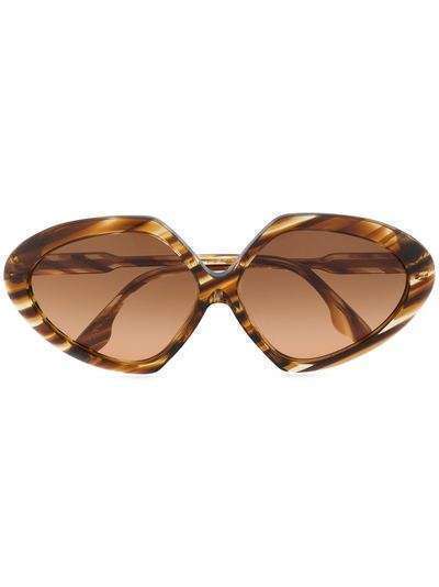 Victoria Beckham Eyewear солнцезащитные очки в геометричной оправе