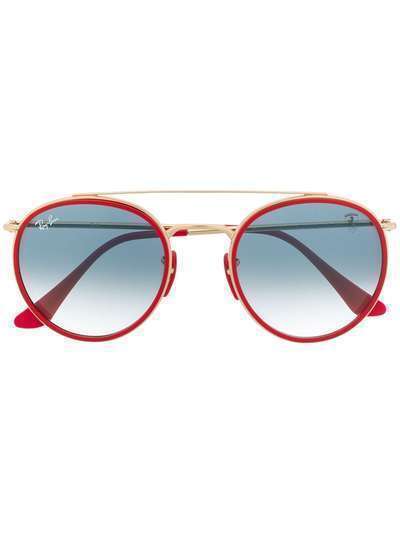 Ray-Ban солнцезащитные очки-авиаторы Scuderia Ferrari