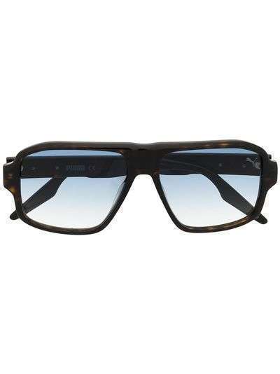 Puma солнцезащитные очки-авиаторы с эффектом градиента