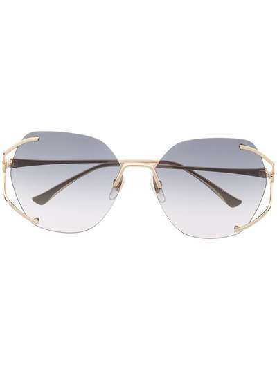 Gucci Eyewear солнцезащитные очки в круглой оправе