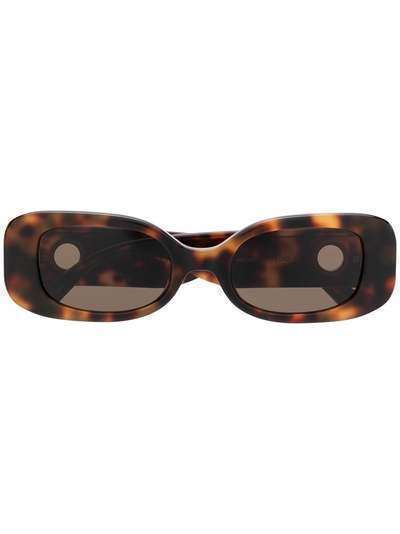 Linda Farrow солнцезащитные очки Lola в оправе черепаховой расцветки