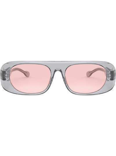 Burberry Eyewear BURBERRY EYEWEAR BE432238825 3882/5 Transparent Grey Synthetic->Acetate