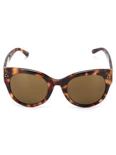 Linda Farrow солнцезащитные очки в оправе 'кошачий глаз'