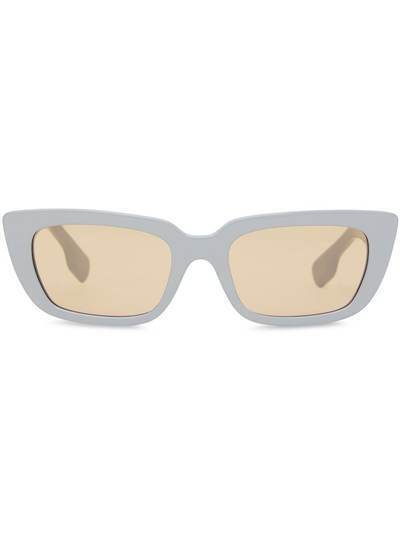 Burberry солнцезащитные очки в прямоугольной оправе