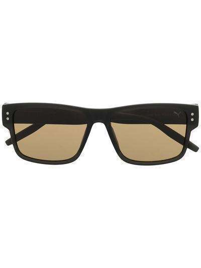 Puma солнцезащитные очки в оправе с абстрактным принтом