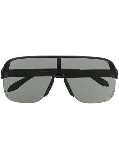 Alexander McQueen Eyewear солнцезащитные очки-маска
