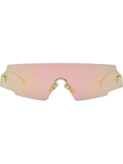 Fendi Eyewear солнцезащитные очки-авиаторы с эффектом градиента