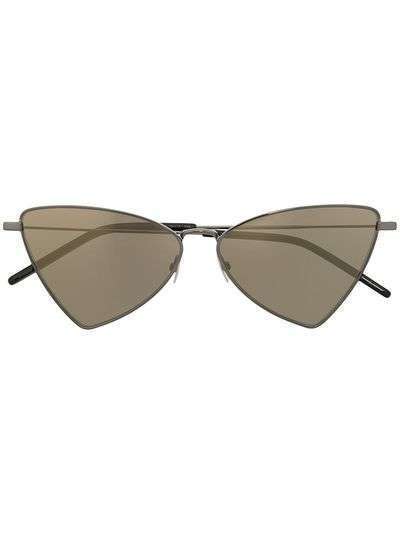 Saint Laurent Eyewear солнцезащитные очки Jerry в геометричной оправе