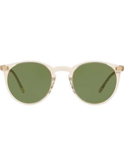 Oliver Peoples солнцезащитные очки O'Malley в круглой оправе