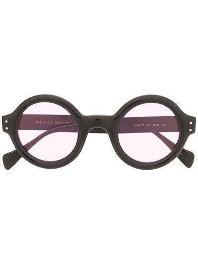 Gucci Eyewear солнцезащитные очки с круглыми линзами