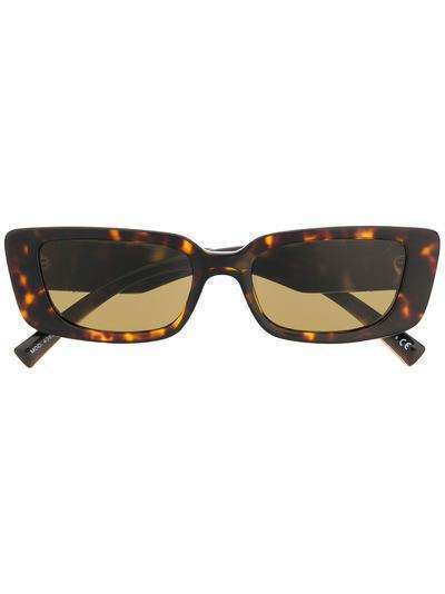 Versace Eyewear солнцезащитные очки Virtus в прямоугольной оправе