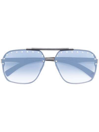 Philipp Plein солнцезащитные очки-авиаторы с заклепками
