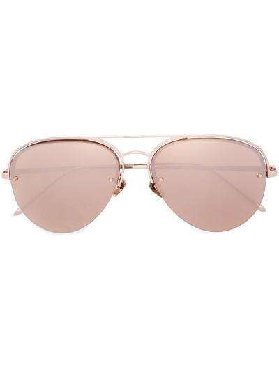 Linda Farrow aviator shaped sunglasses