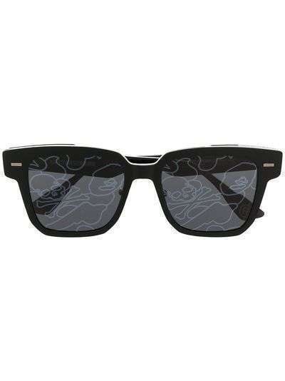 A BATHING APE® солнцезащитные очки в квадратной оправе