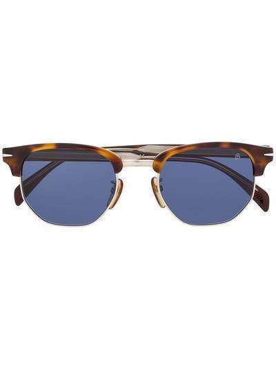 Eyewear by David Beckham солнцезащитные очки в полуободковой оправе