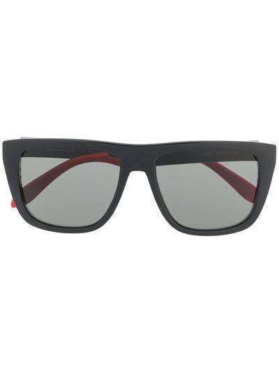 Alexander McQueen Eyewear солнцезащитные очки Court Flat Top