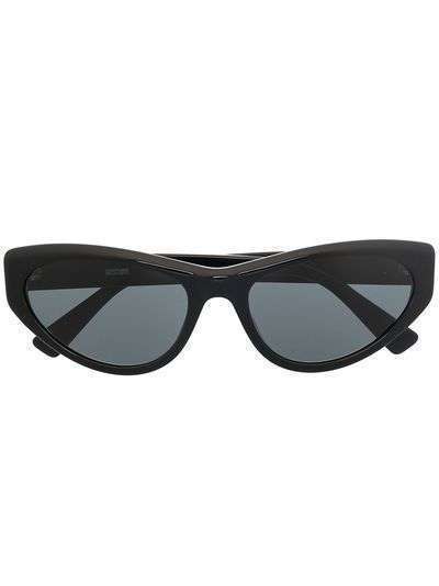 Moschino Eyewear солнцезащитные очки в оправе 'кошачий глаз' с логотипом