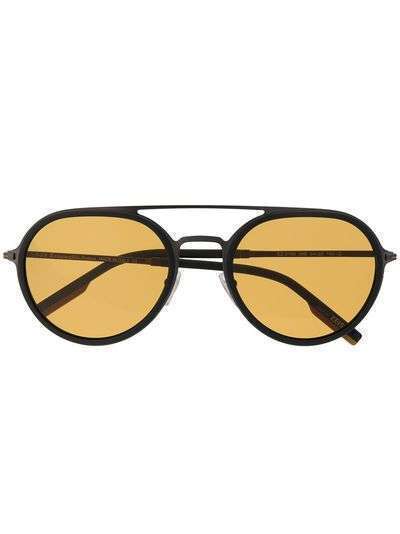 Ermenegildo Zegna солнцезащитные очки-авиаторы