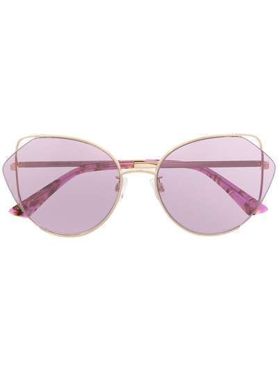 Alexander McQueen Eyewear солнцезащитные очки в оправе 'кошачий глаз'