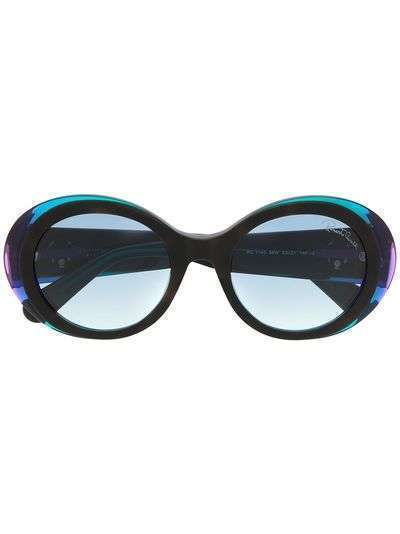 Roberto Cavalli солнцезащитные очки в круглой оправе