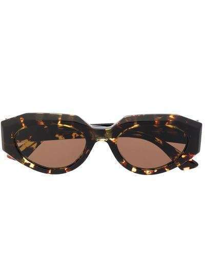 Bottega Veneta солнцезащитные очки в оправе черепаховой расцветки